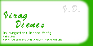 virag dienes business card